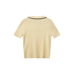 JAMIESW KNIT POLO, off white