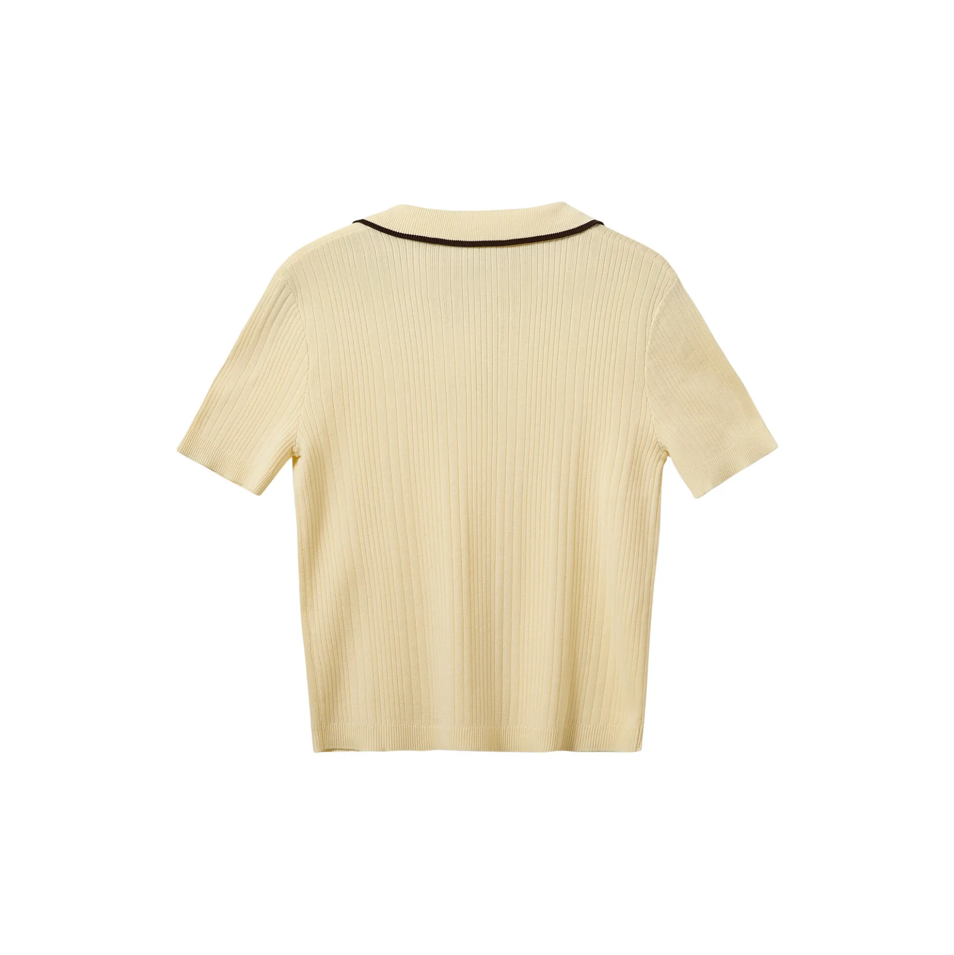 JAMIESW KNIT POLO, off white
