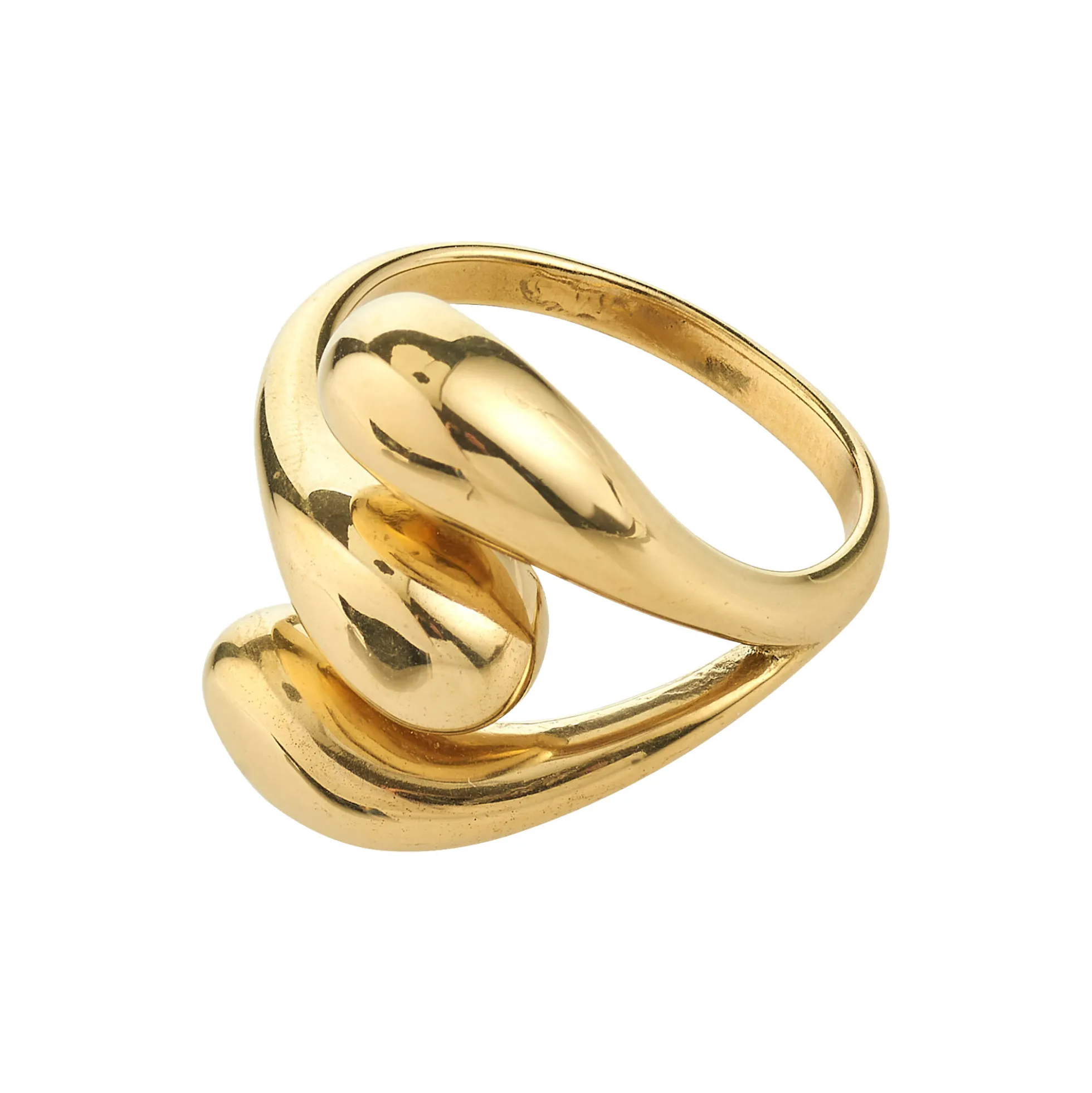 JENNINGS ring, guldbelagt