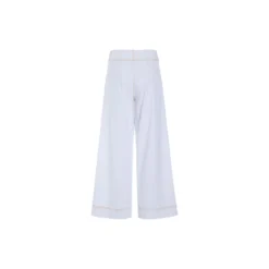 Jinzu vide bukser, white