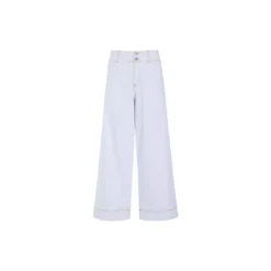 Jinzu vide bukser, white