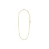 JOANNA Flat Snake Chain Halskæde, gold plated