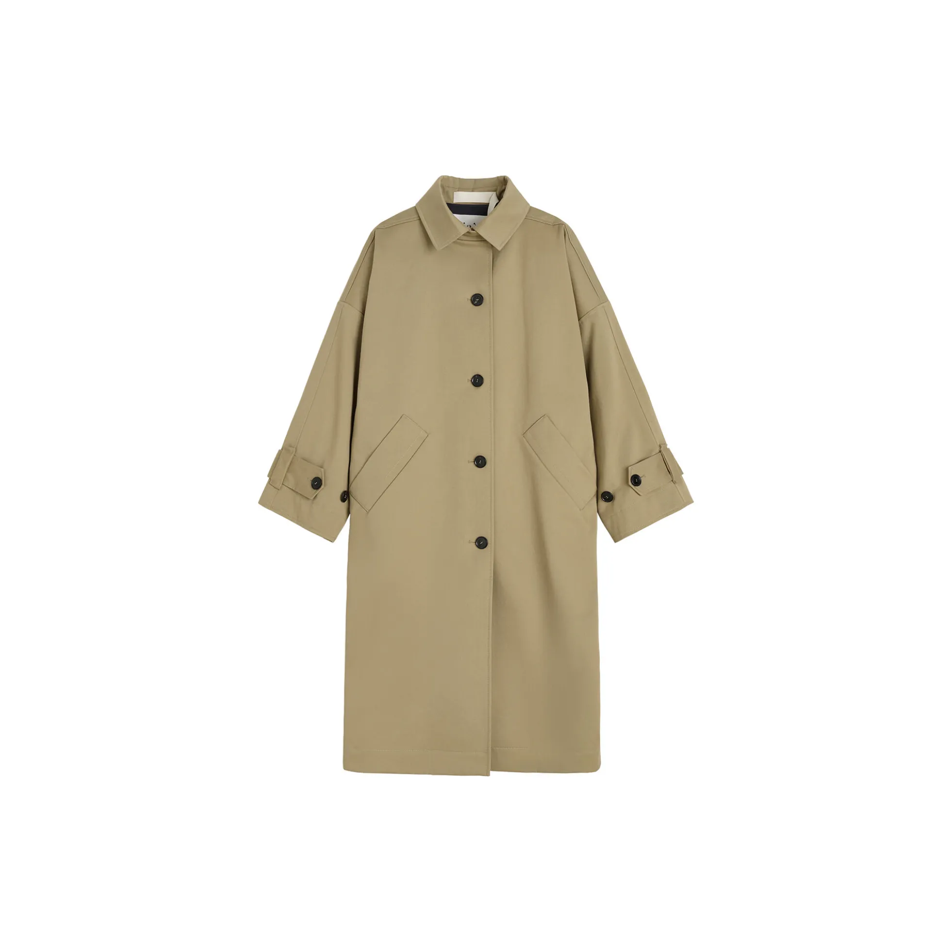 Jo Coat Twill, classic khaki