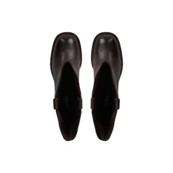 JOLENESW LEATHER BOOT, dark brown