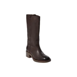 JOLENESW LEATHER BOOT, dark brown