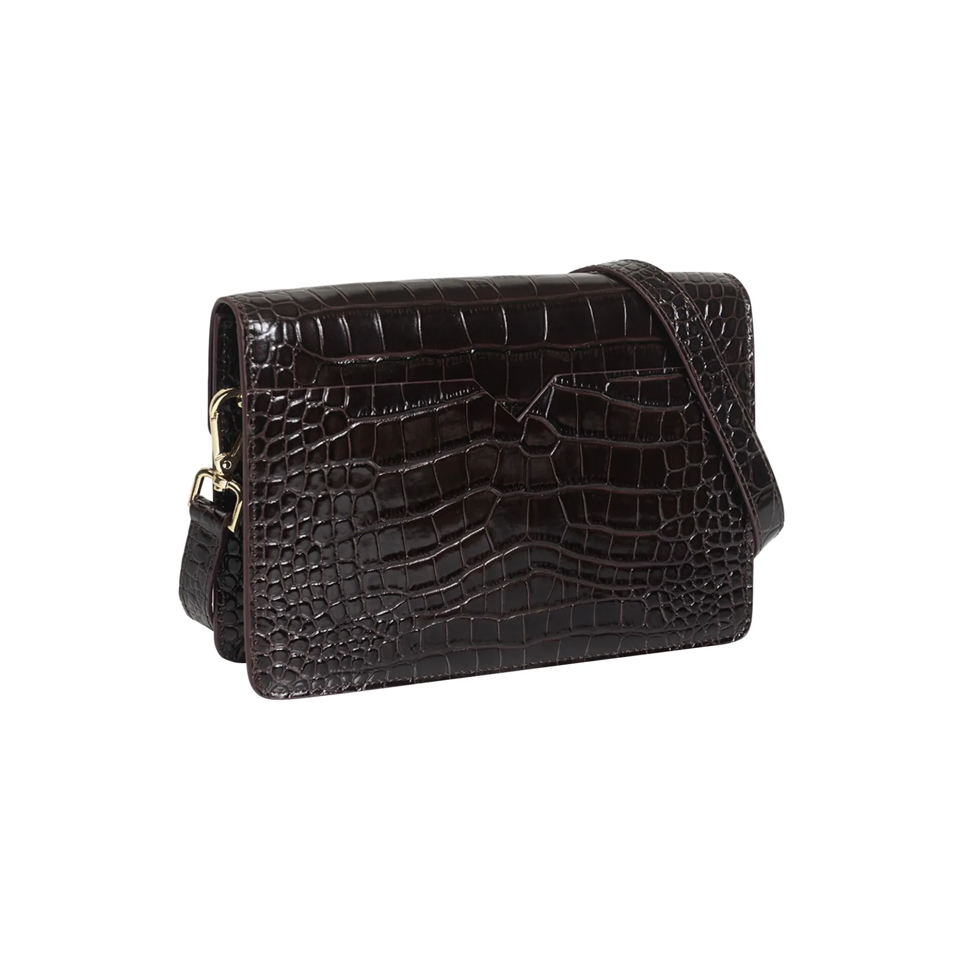 Jolie Grande taske, brown croco