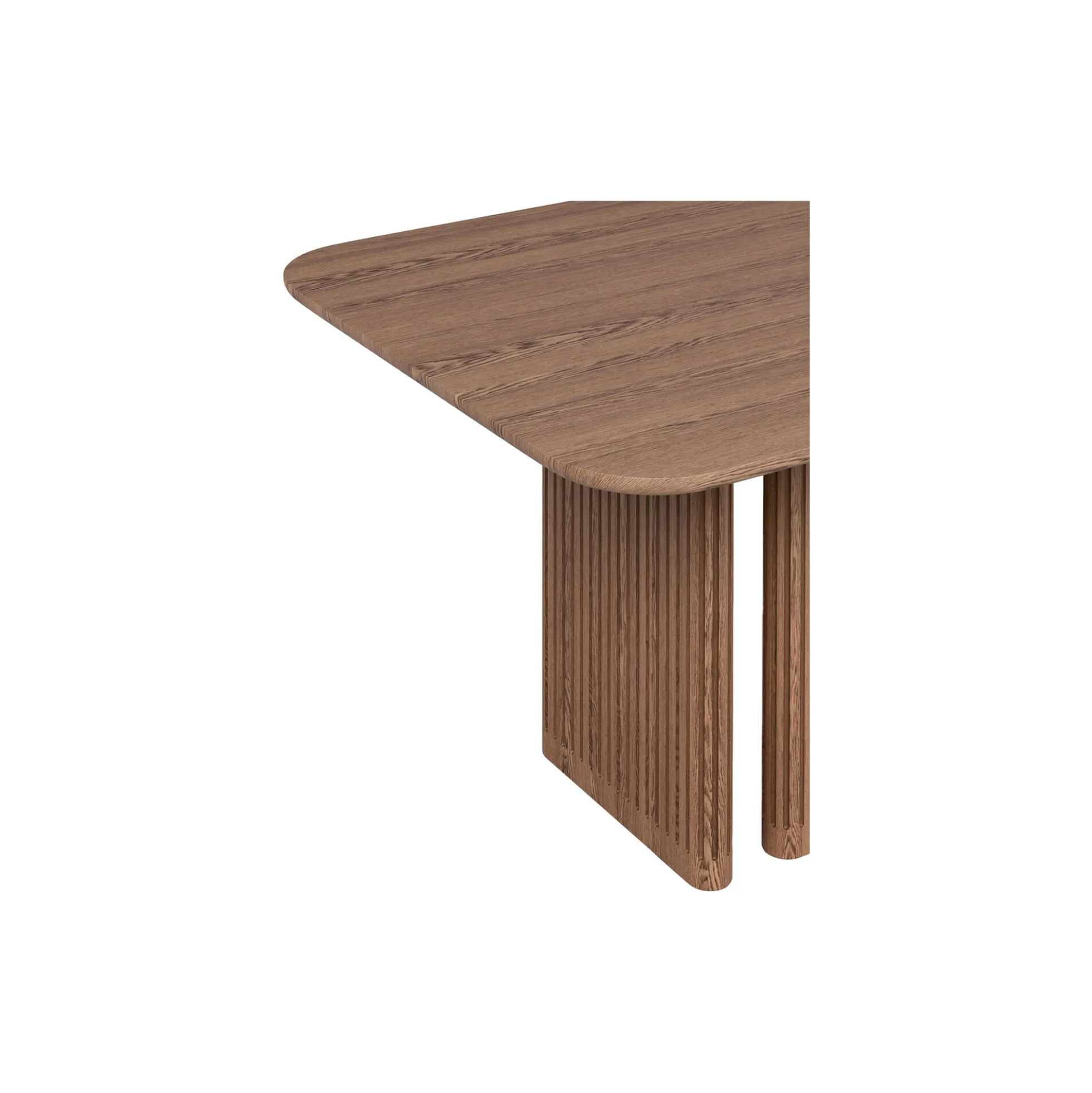 Jolka Dining Table, dark wood