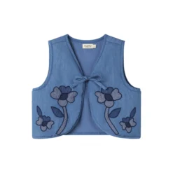 Joyce Vest, blue denim