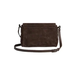 JulesMBG Crossbody Bag Suede, dark brown