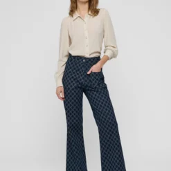 JuliannaDEA Trousers Flared, grand kudibal midnight