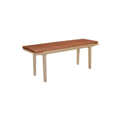 KA60 bænk, olieret eg/cognac