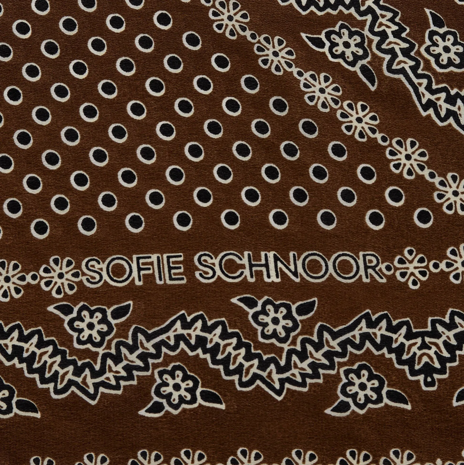 KARENSW SCARF, brown