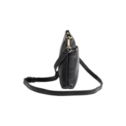 KarimaMBG Crossbody Bag Grain, black w/gold