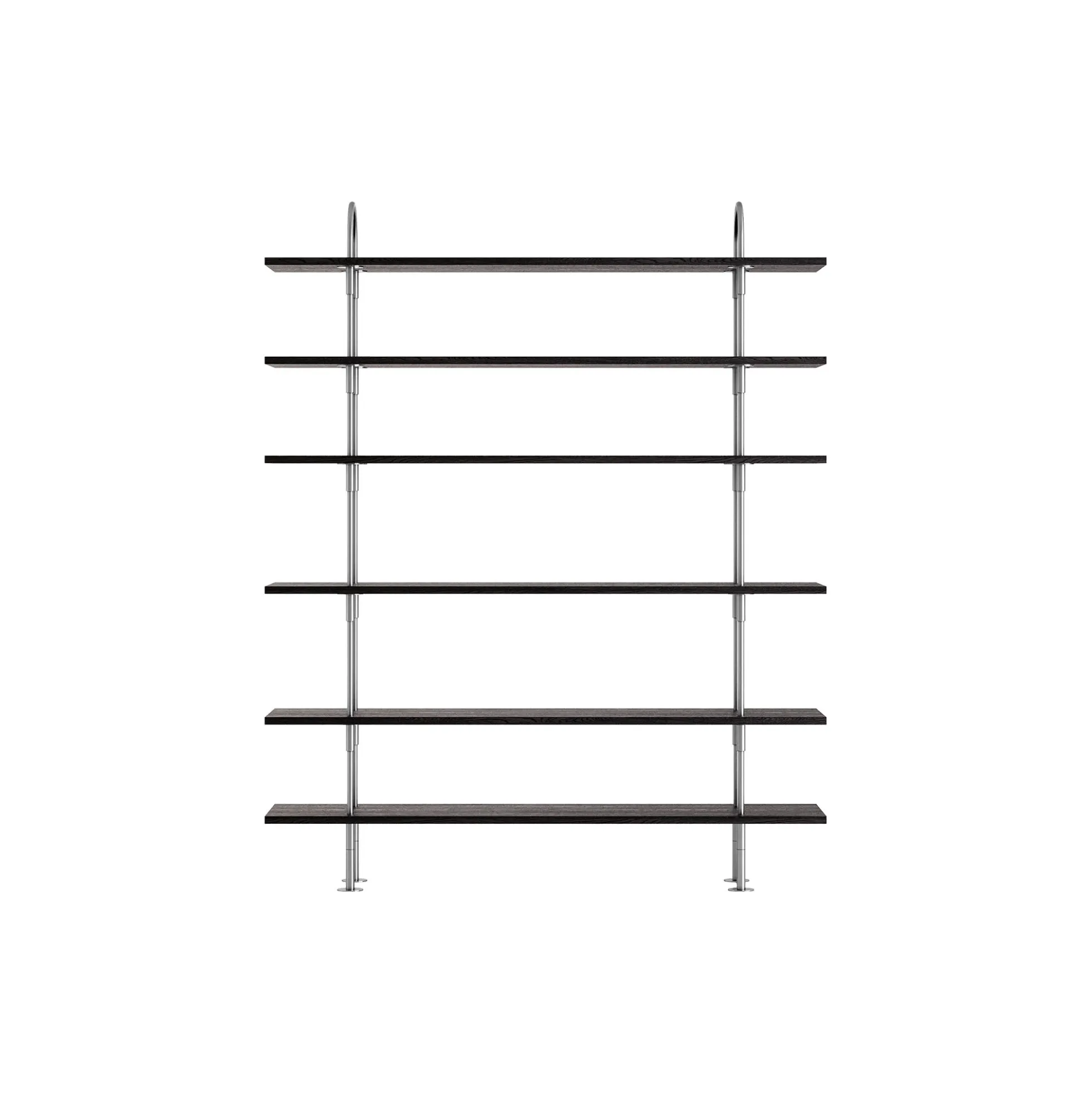 Keen Shelving, steel/ash veneer