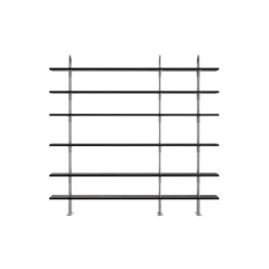 Keen Shelving, steel/ash veneer