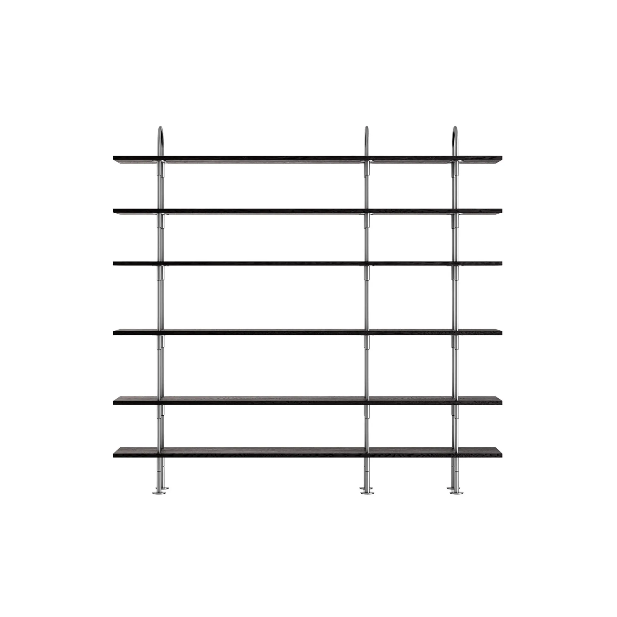 Keen Shelving, steel/ash veneer