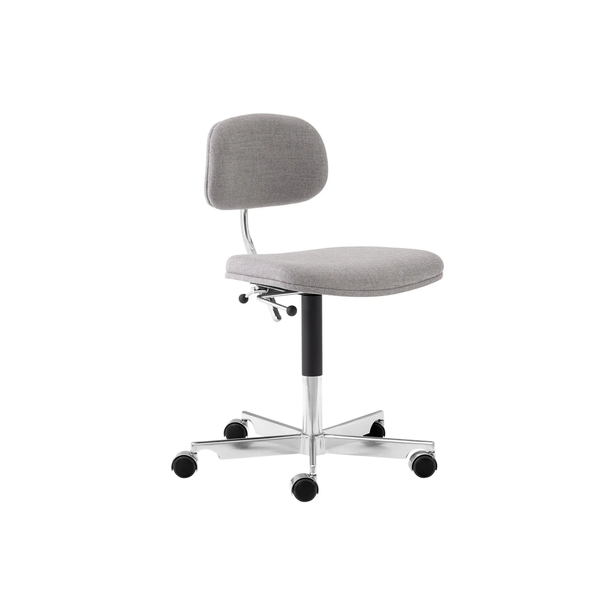 KEVI® 2534 forsidepolstret kontorstol, grå