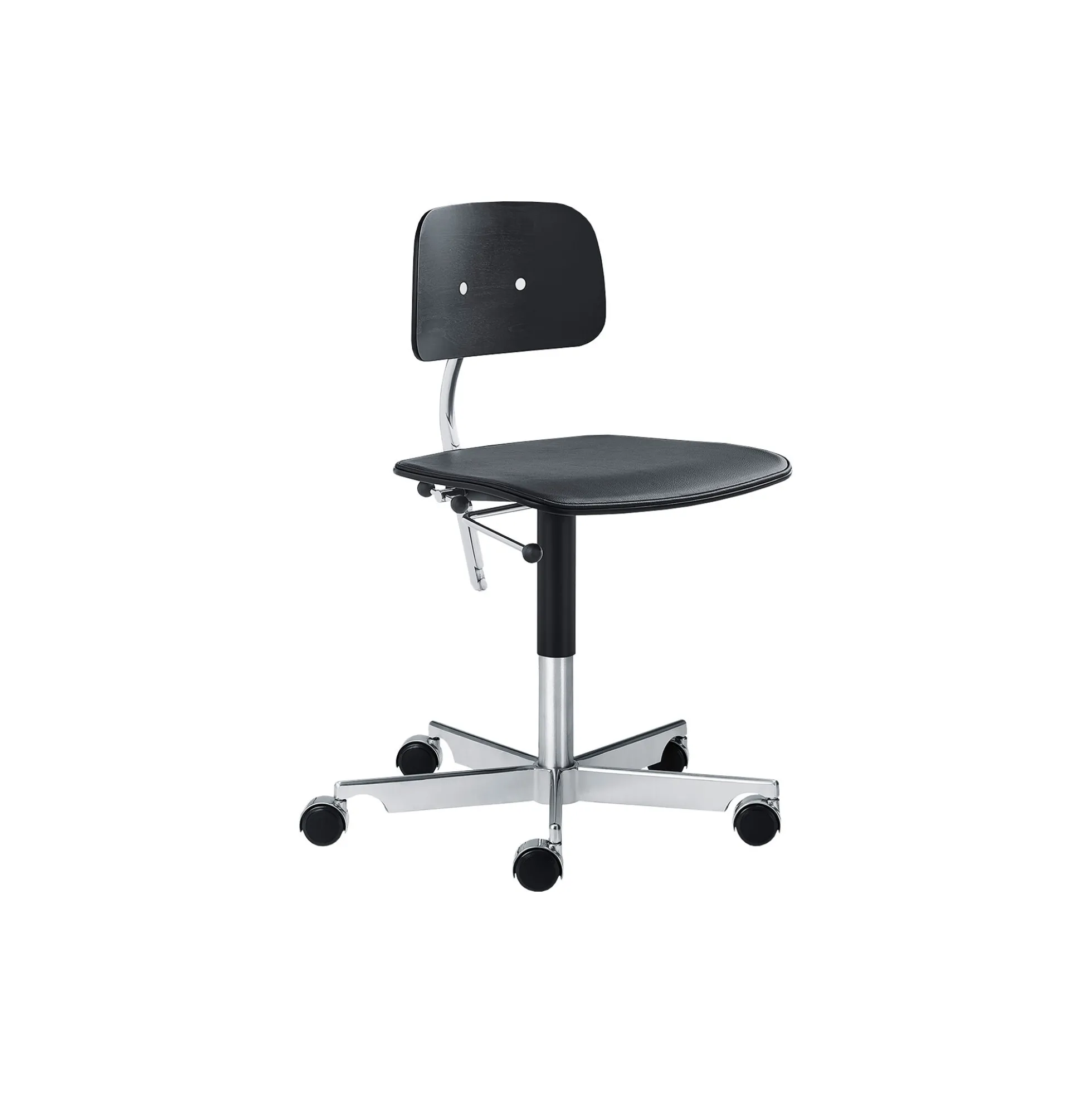 KEVI® 2533 kontorstol, sort ask/sort