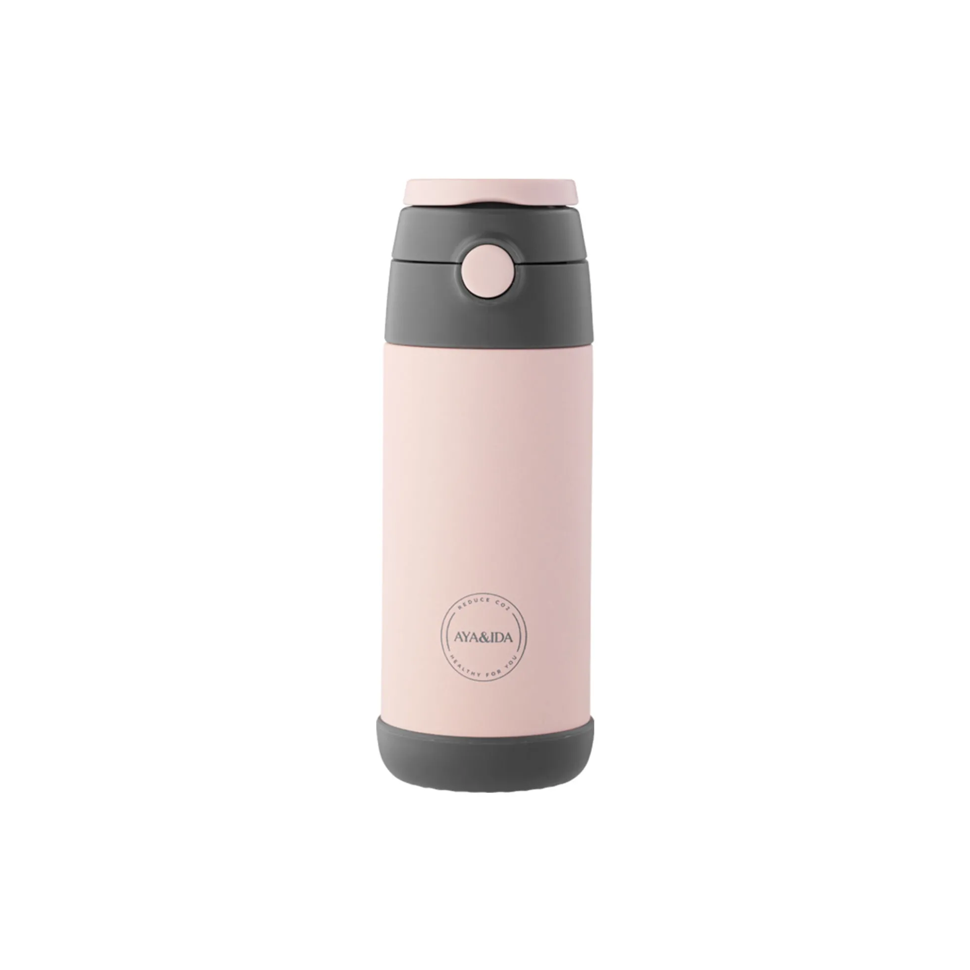 Kids Straw Bottle, soft rose