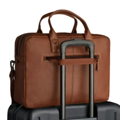 KingstonMBG Laptop Bag, cognac