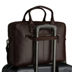 KingstonMBG Laptop Bag, espresso brown