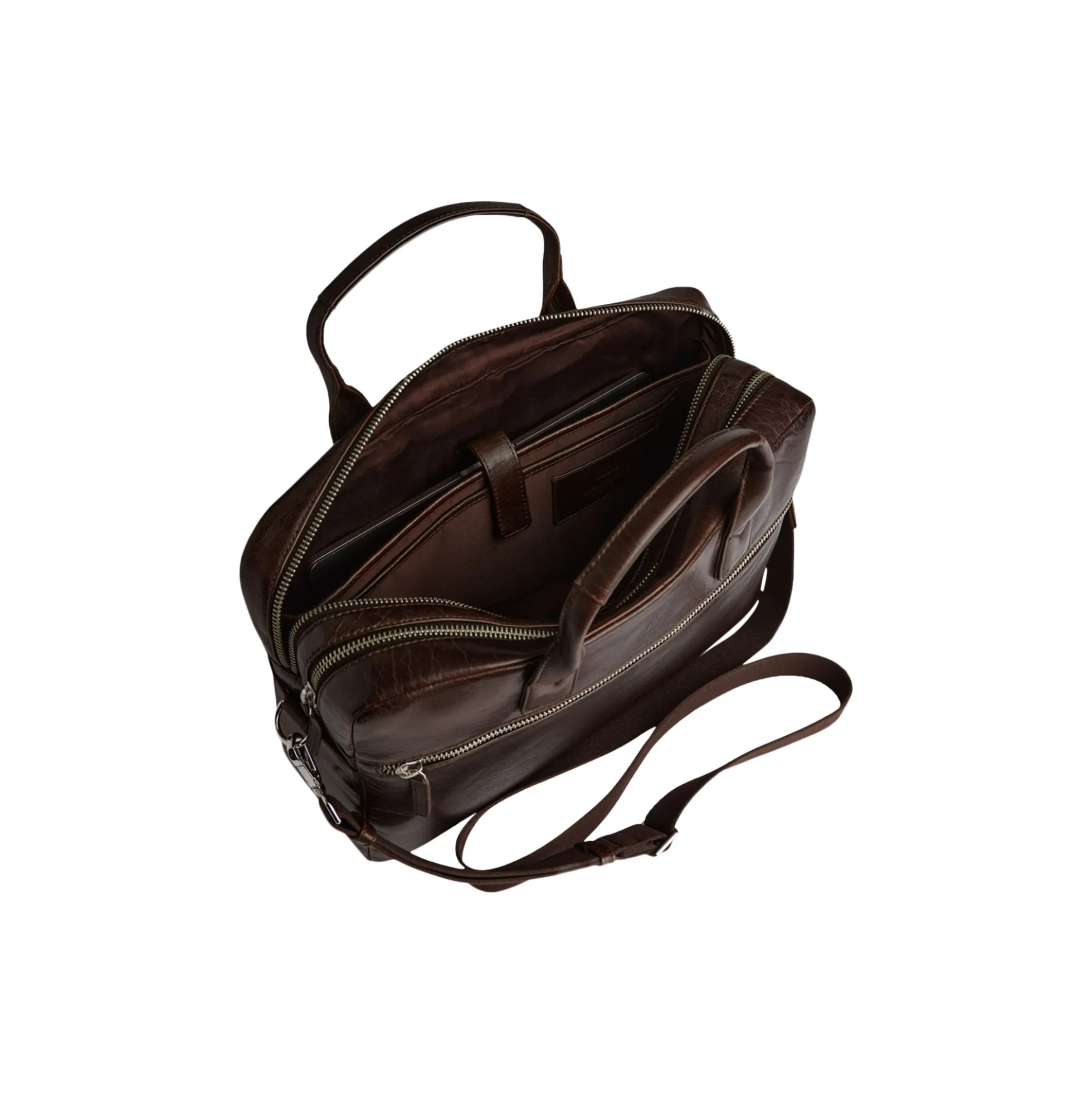 KingstonMBG Laptop Bag, espresso brown