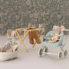Klapvogn til babymus