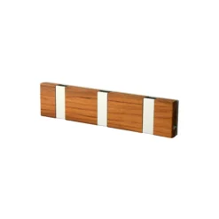 KNAX lite 3 knagerække, teak/grå