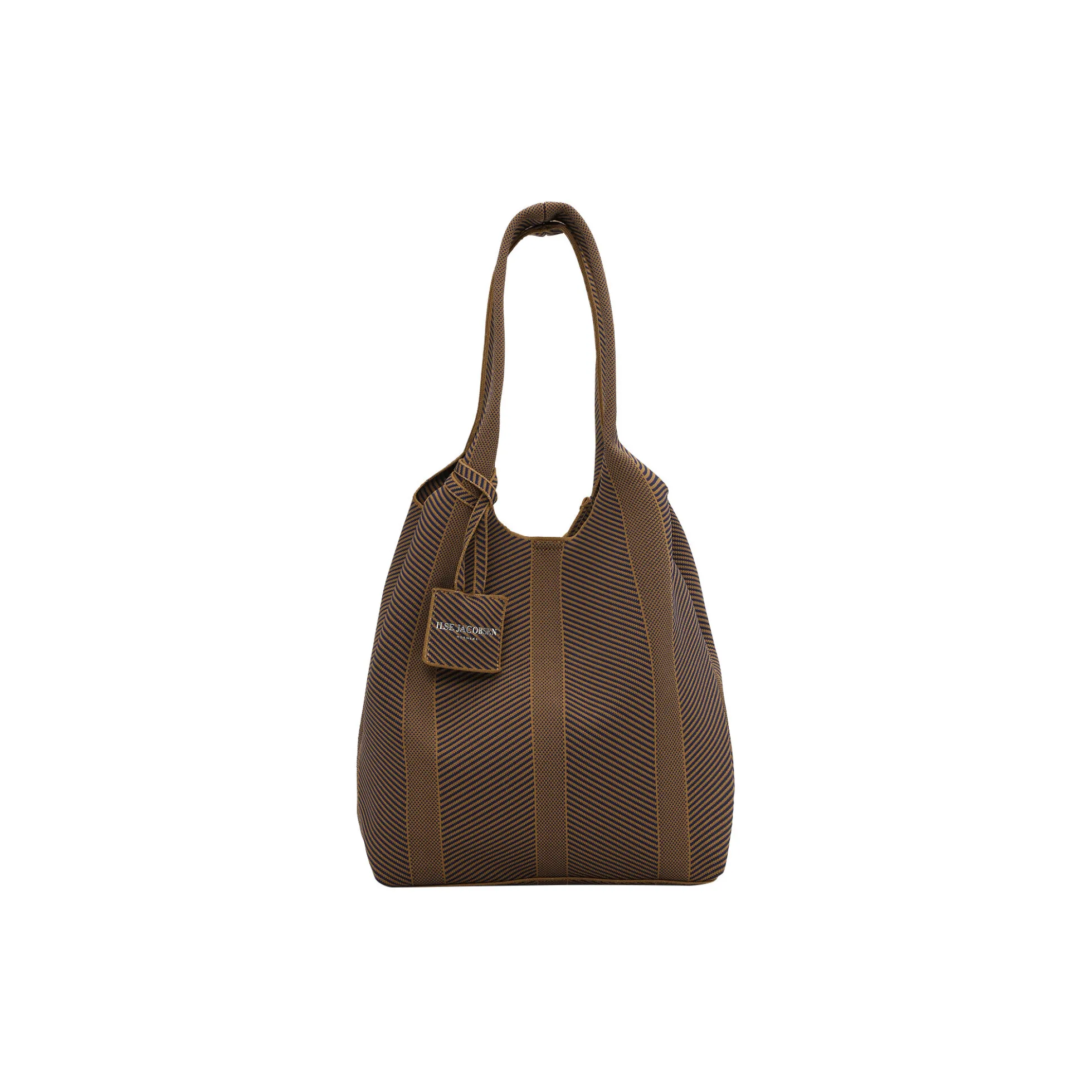 Knitted Bag, dark indigo buckthorn brown