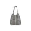 Knitted Bag, milk creme black
