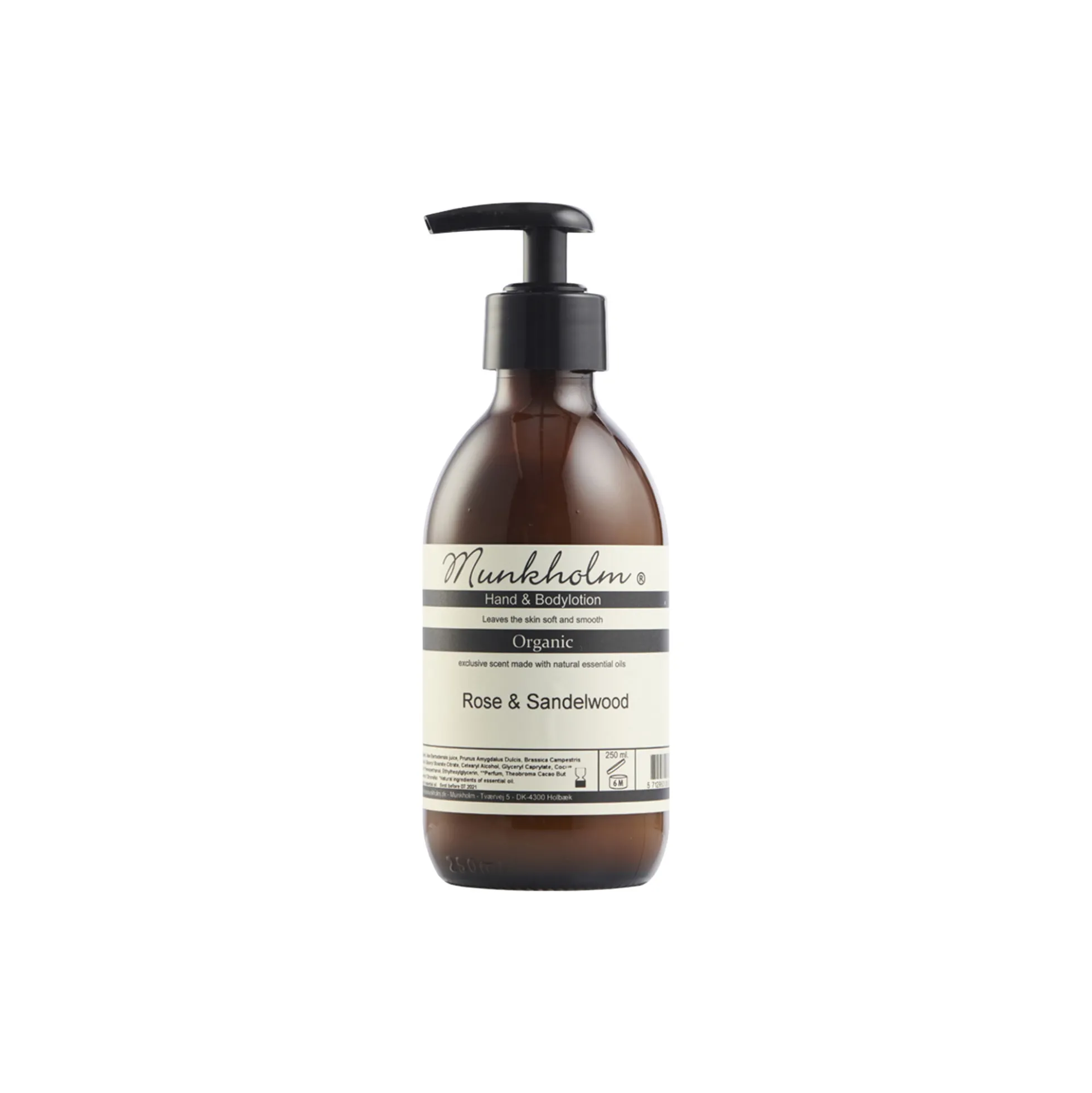 Økologisk lotion, rose & sandalwood