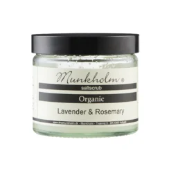 Økologisk saltskrub, lavender & rosemary