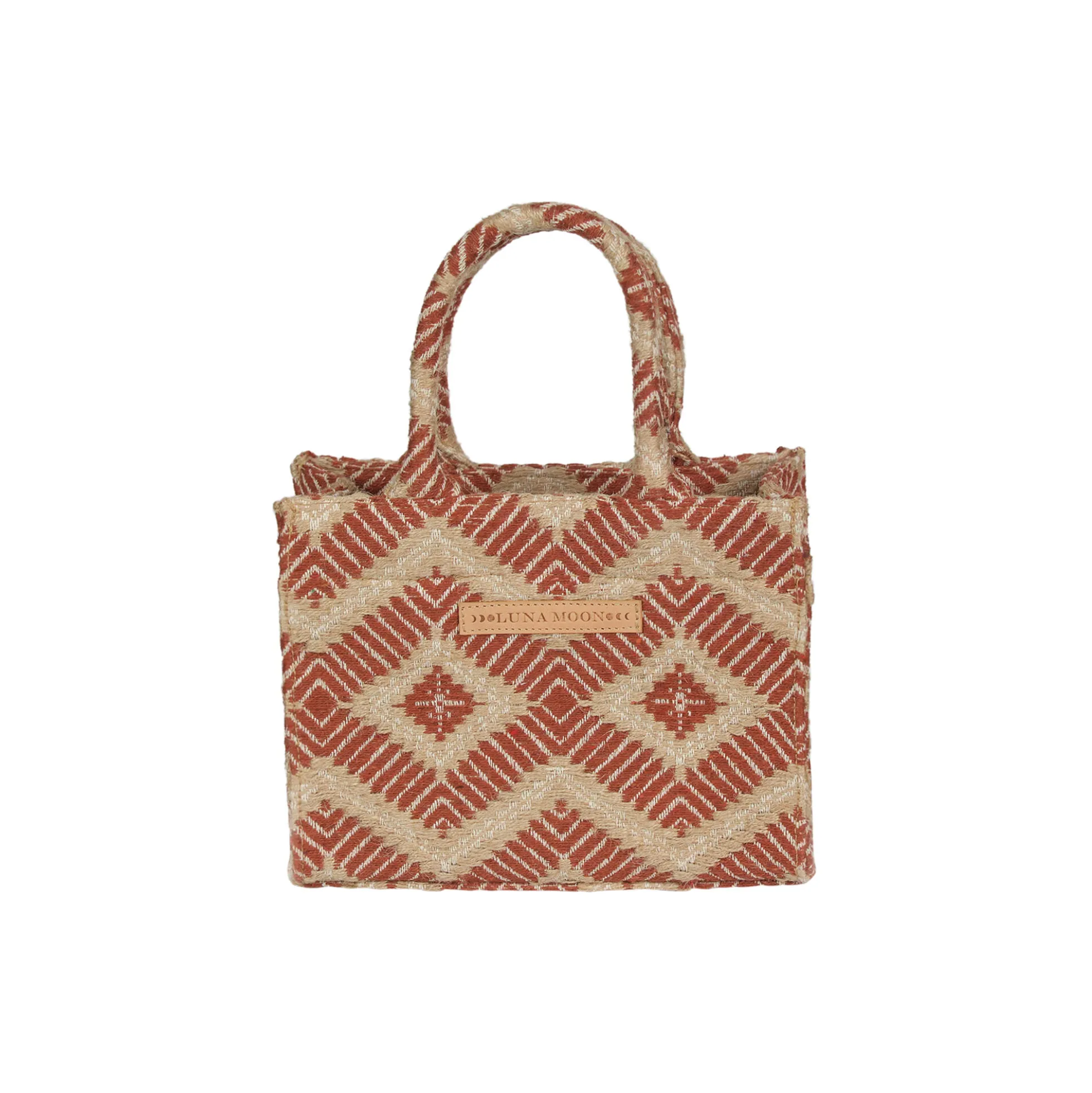 La Rambla Small Tote, terracotta