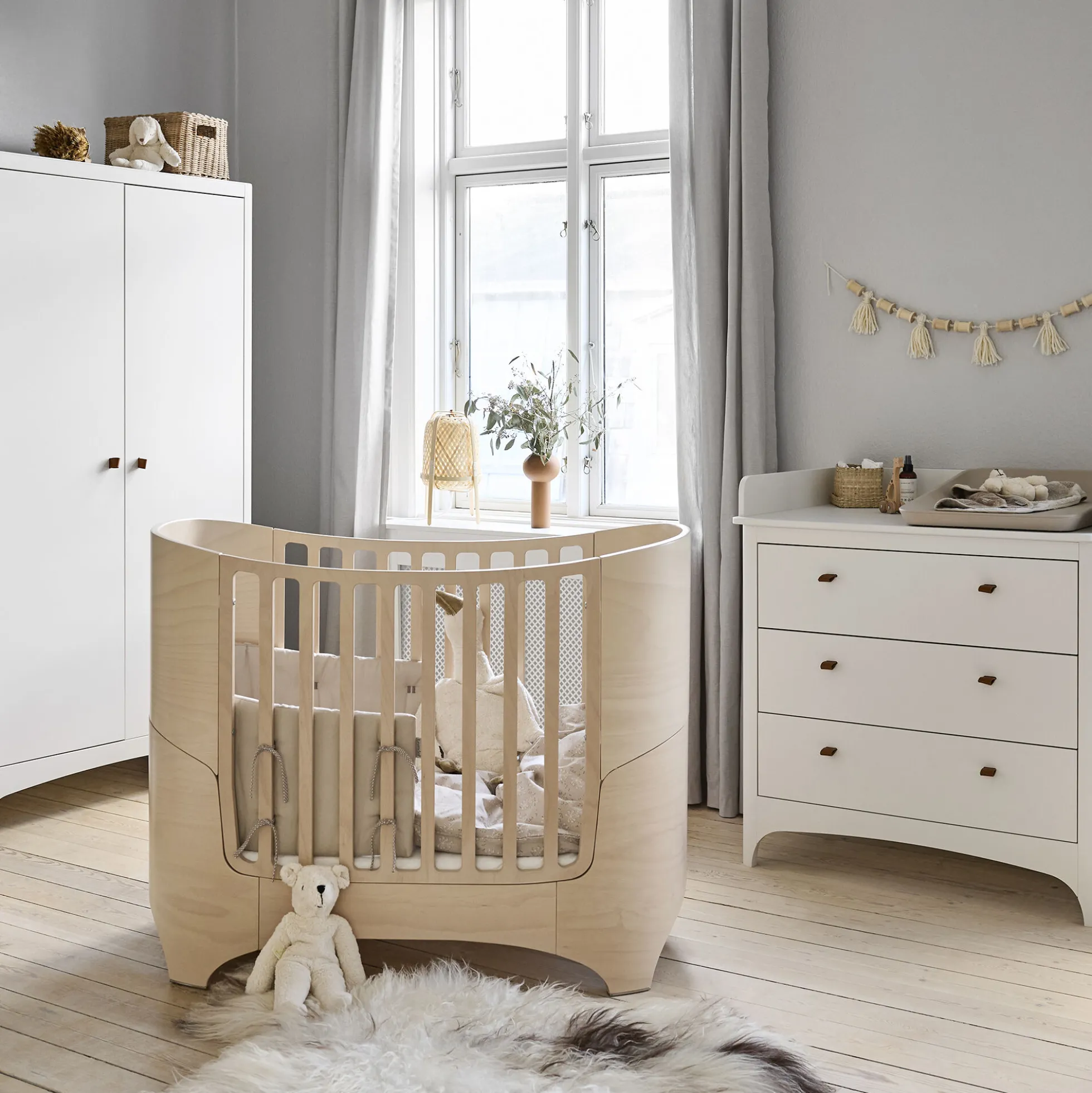 Leander Classic™ babyseng 0-3 år, whitewash