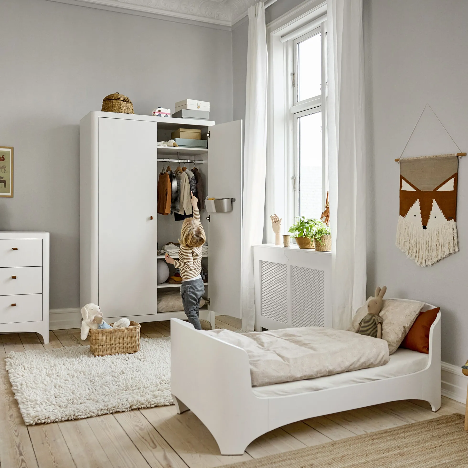 Leander Classic™ garderobeskab, white