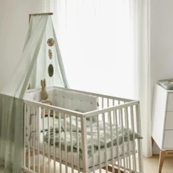 Leander Luna™ babyseng 120x60 cm, white