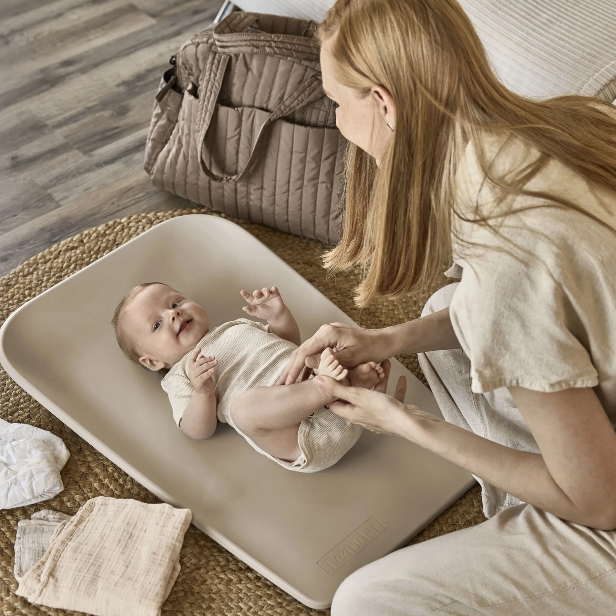 Leander Matty™ Mini puslepude, cappuccino