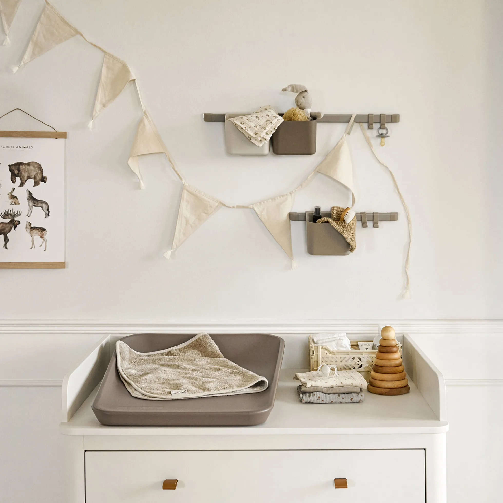 Leander Matty™ puslepude, mocca