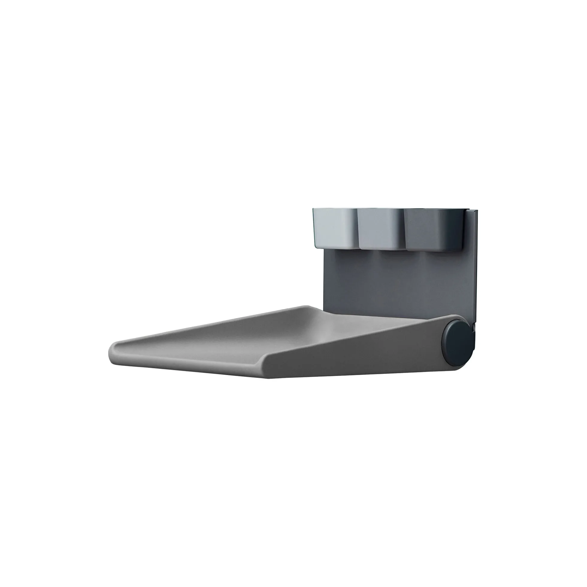 Leander Wally™ væghængt puslebord, dusty grey