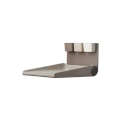 Leander Wally™ væghængt puslebord, cappuccino