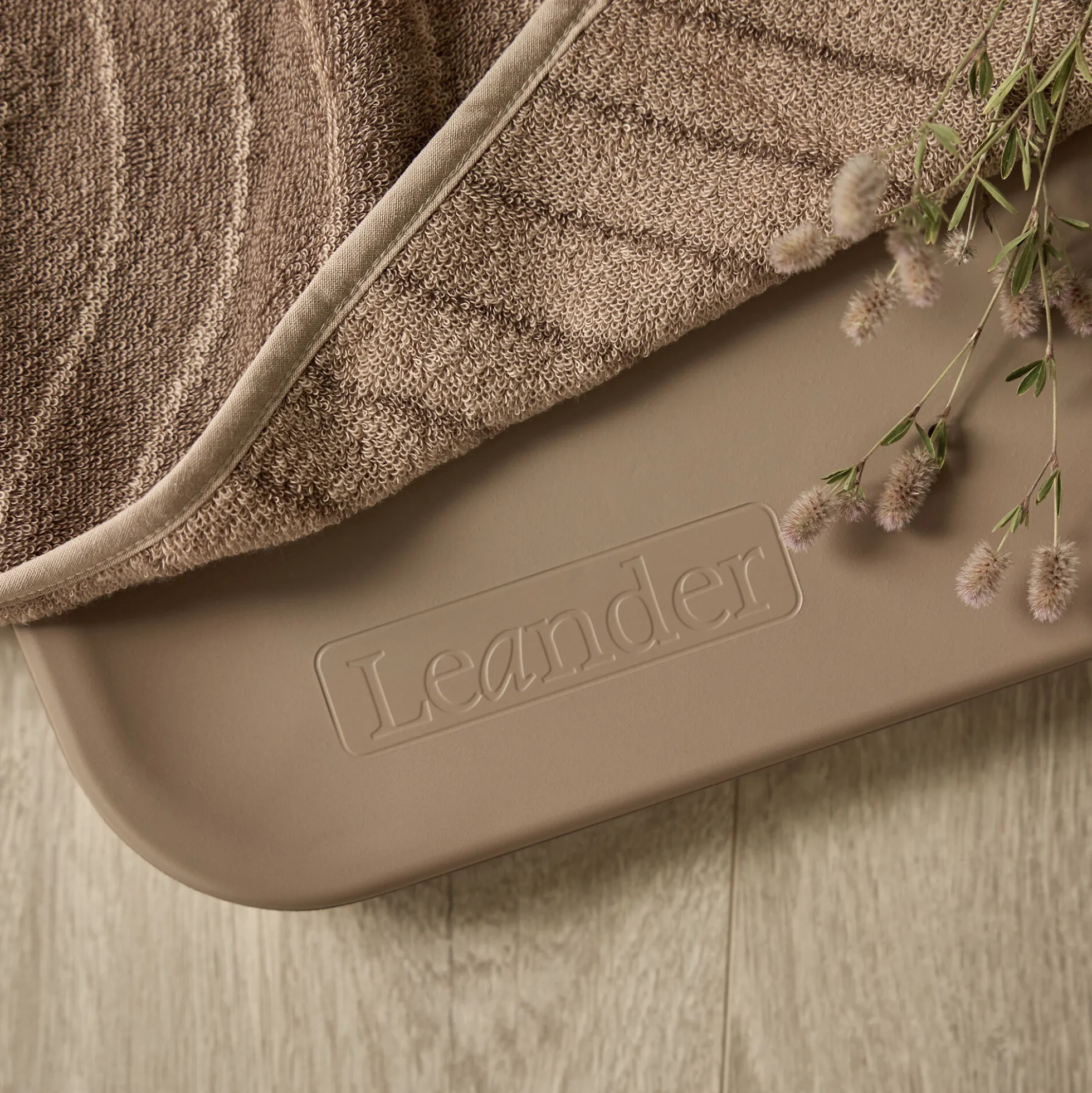 Leander Woodland Topper til puslepude, clay