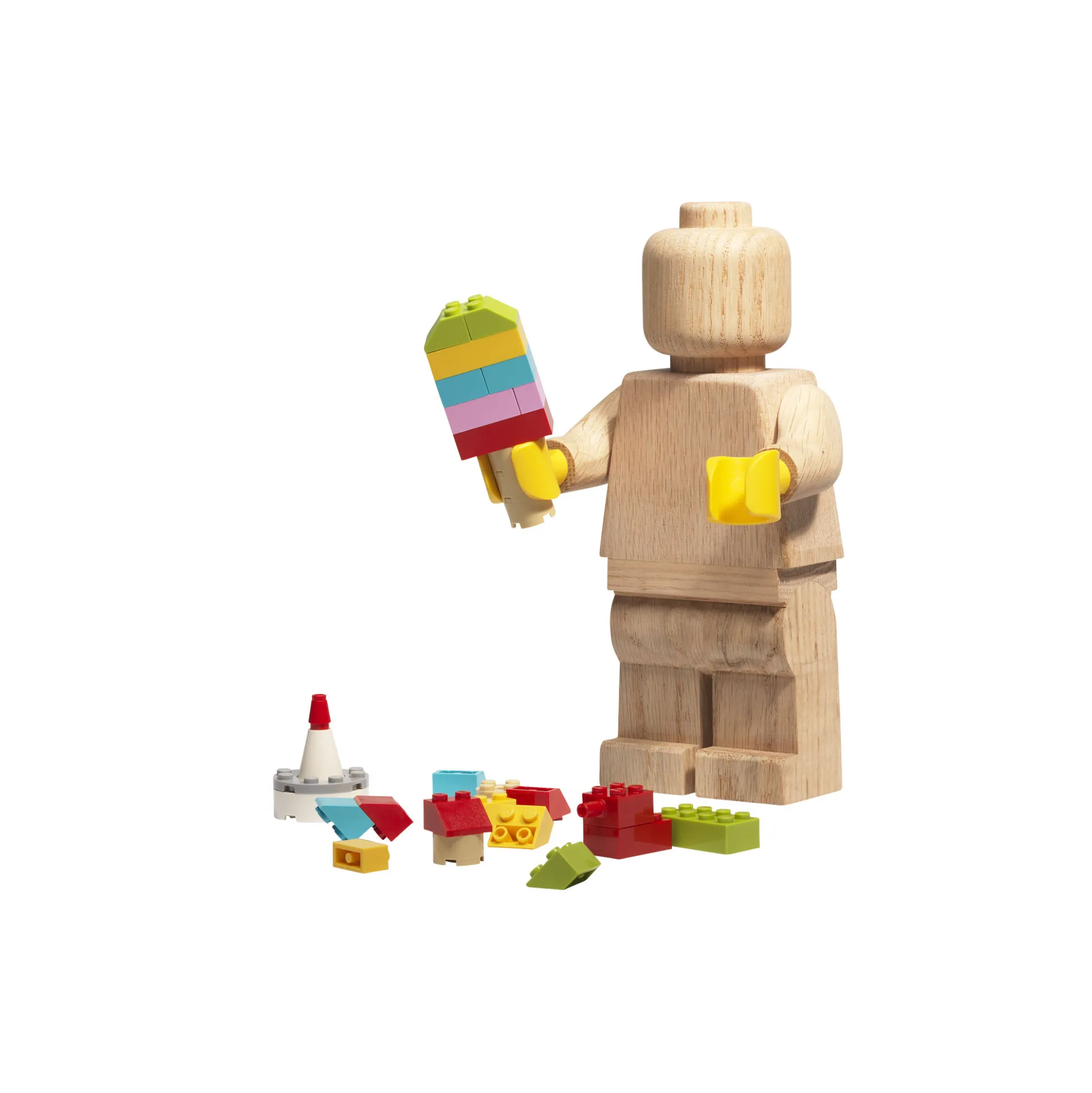 LEGO® minifigur, sæbebehandlet eg