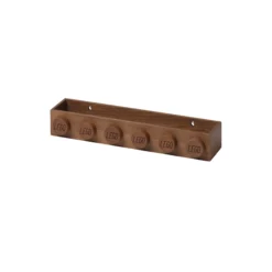 LEGO® 1x6 boghylde, mørkbejdset eg