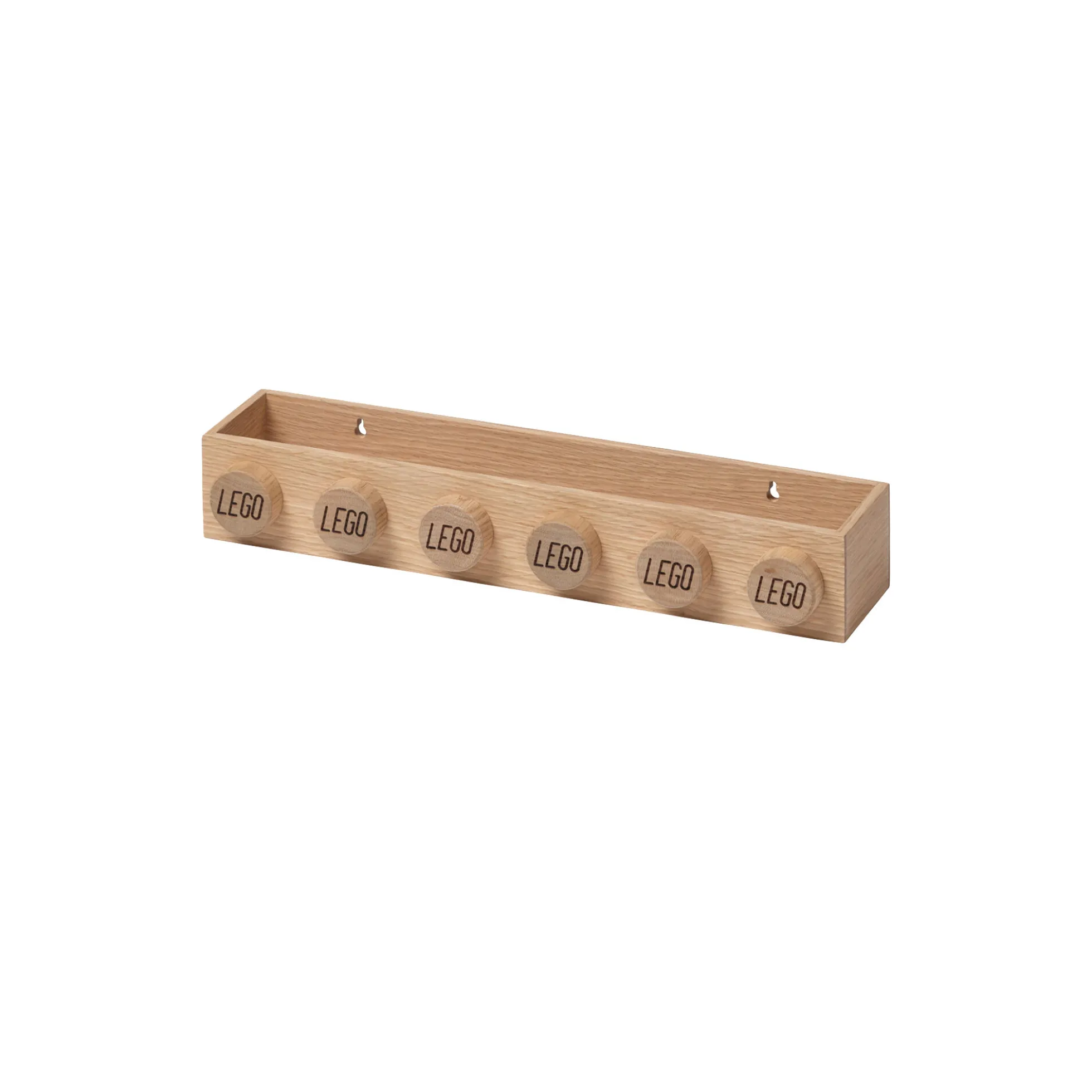 LEGO® 1x6 boghylde, sæbebehandlet eg