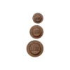 LEGO® 1x1 knagesæt, mørkbejdset eg