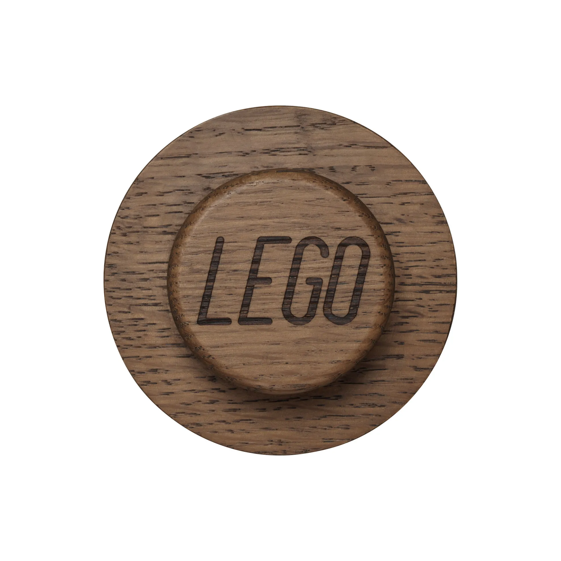 LEGO® 1x1 knagesæt, mørkbejdset eg