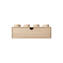 LEGO® 2x4 opbevaringskasse, sæbebehandlet eg