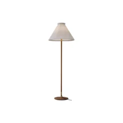Le Klint 328 gulvlampe med papirskærm, røget eg
