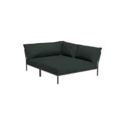 LEVEL2 Cozy højrevendt loungesofa, Sunbrella Heritage alpine