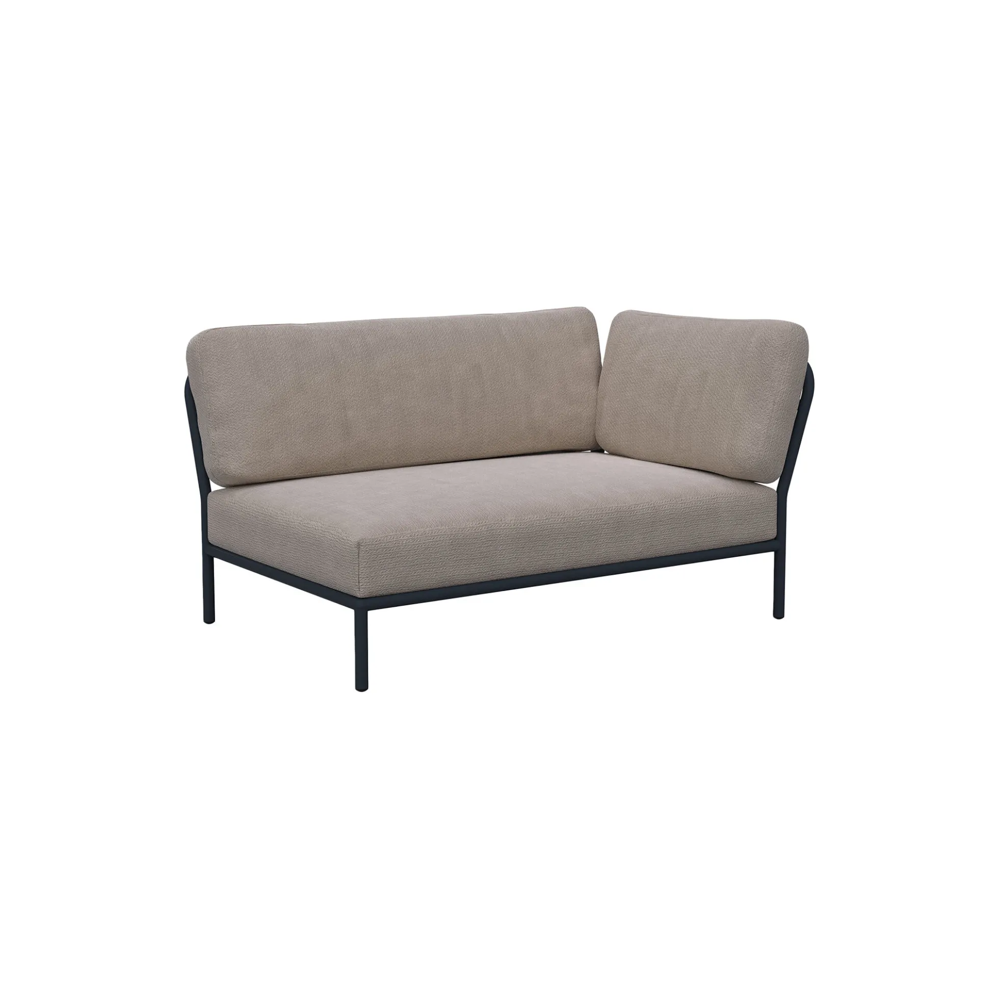 LEVEL højrevendt loungesofa, ash/grey